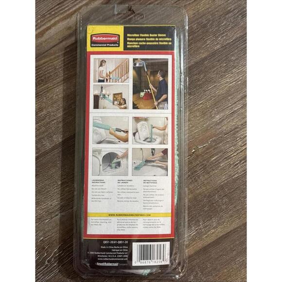 Rubbermaid Commercial Microfiber Flexible Duster Replacement Sleeve (Q851-20) - Picture 1 of 5